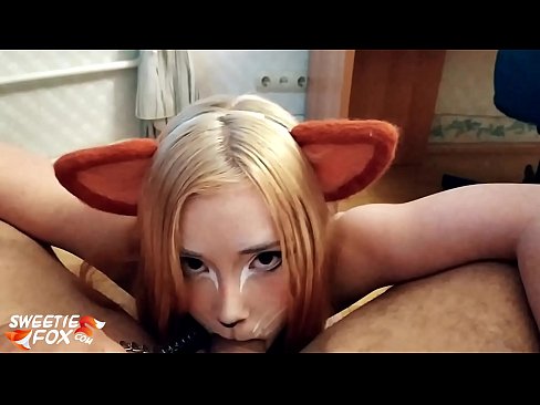 ❤️ Kitsune loro dick na kụkọba n'ọnụ ya ️❌ Anal video ❌